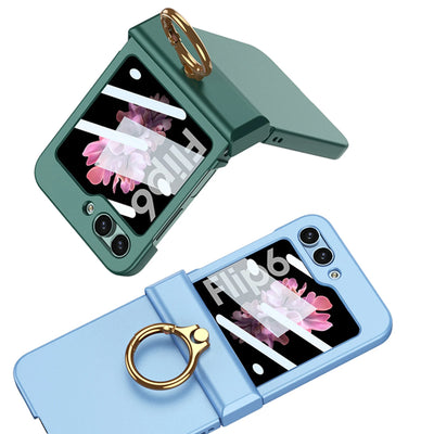 Ultra Thin Hard Case with Ring Holder for Samsung Galaxy Z Flip 6