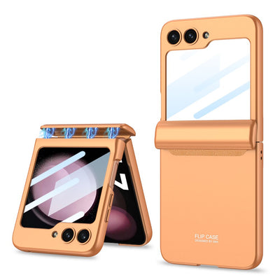 Full Protection Magnetic Case Hinge & Screen Protection For Galaxy Z Flip 5