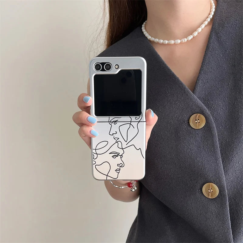 Cute Cartoon Bracelet Case for Samsung Galaxy Z Flip