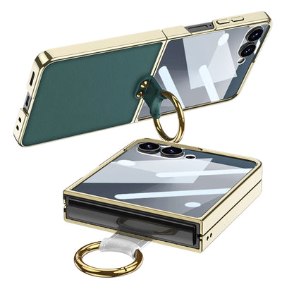 Crossbody Leather Case with Ring Kickstand