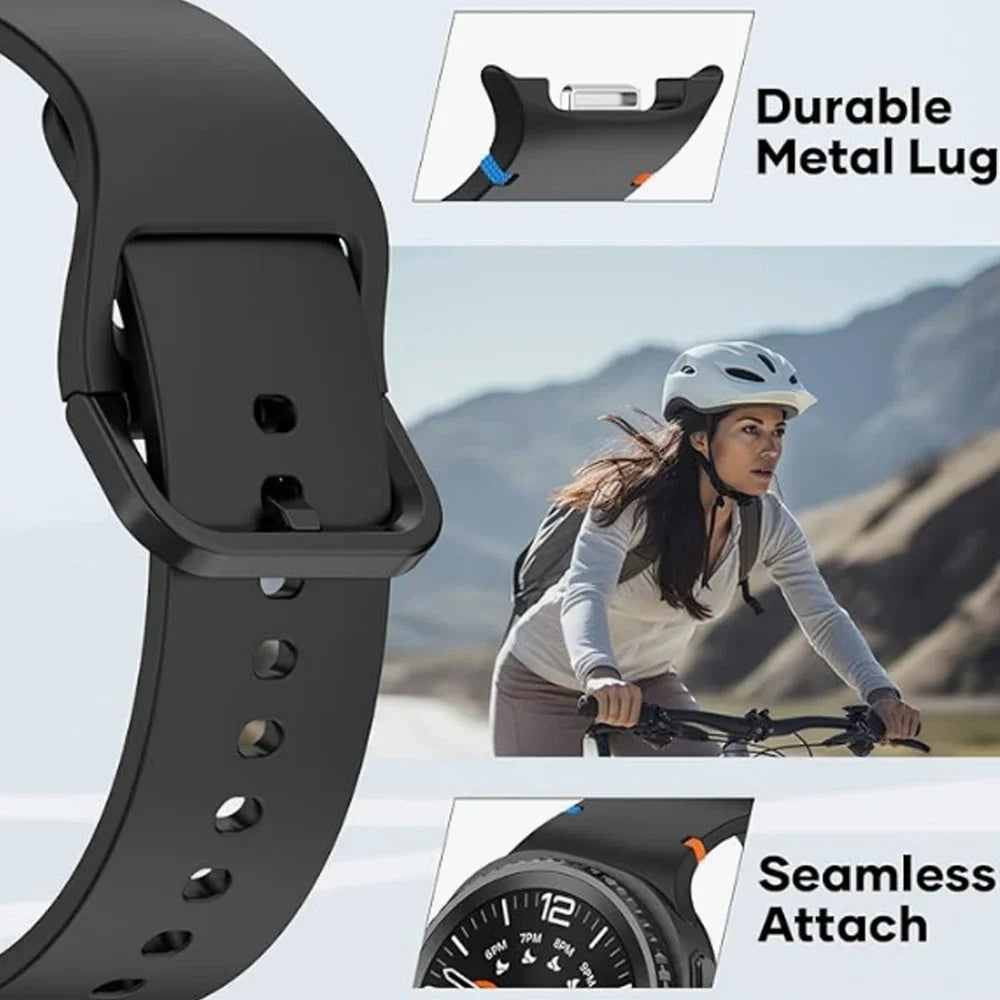 Silicone Soft Strap For Galaxy Watch 8 - The Z Flip Case