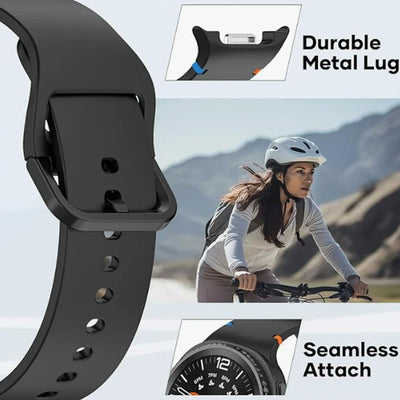 Silicone Soft Strap For Galaxy Watch 8 - The Z Flip Case