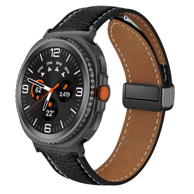 Leather Band for Galaxy Watch Ultra2 / 47mm - The Z Flip Case