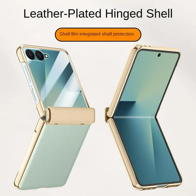 Leather Case with Full Hinge Protection