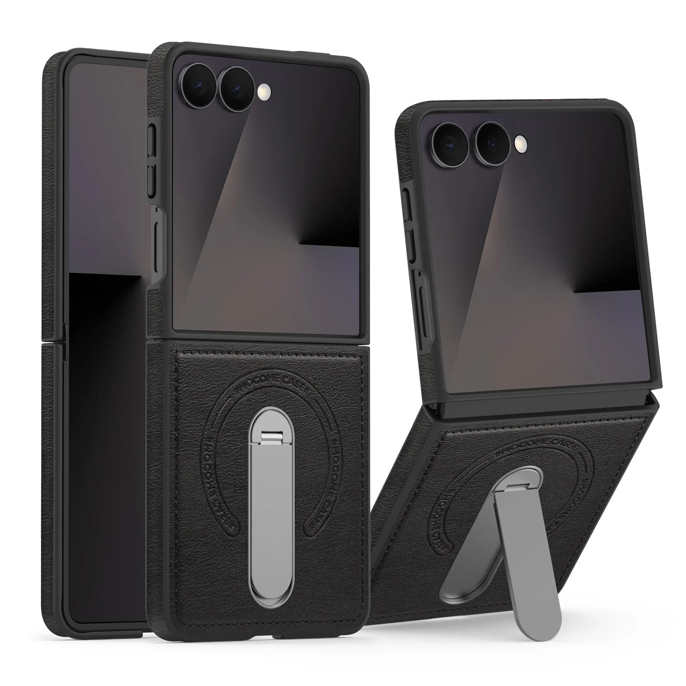Luxury Magnetic Leather Kickstand Case