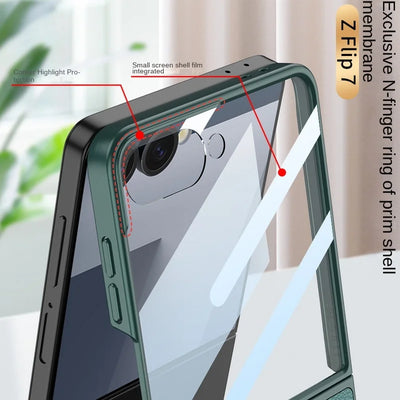 Leather Ring Stand Case - The Z Flip Case