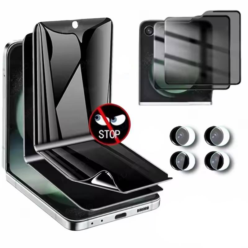 Privacy Screen and Lens Protectors for Samsung Galaxy Z Flip 7