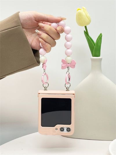 Samsung Galaxy Z Flip 5 Luxury Love Heart Pink Case