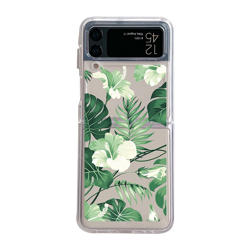 Cute Colorful Flowers Slim Case For Samsung Galaxy Z Flip 4 5G - Galaxy Z Flip 4 Case