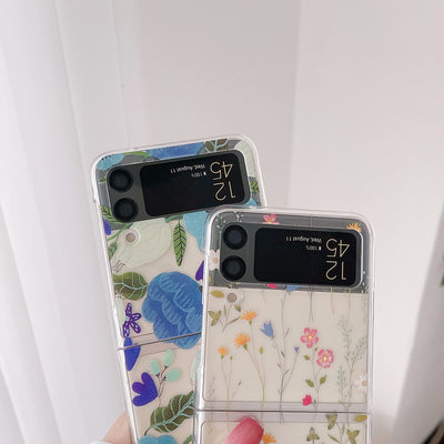 Cute Flowers Case For Samsung Galaxy Z Flip 4 - Galaxy Z Flip 4 Case
