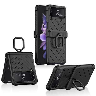 Magnetic Armor Shockproof Case For Samsung Galaxy Z Flip 4 - Galaxy Z Flip 4 Case
