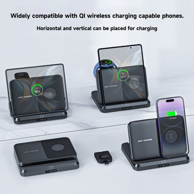 Foldable 3 in 1 Wireless Charger For Samsung Galaxy Z Flip Series