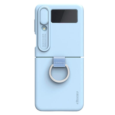 Silky Liquid Silicone Case For Galaxy Z Flip 4 Slide Camera Protection - Galaxy Z Flip 4 Case