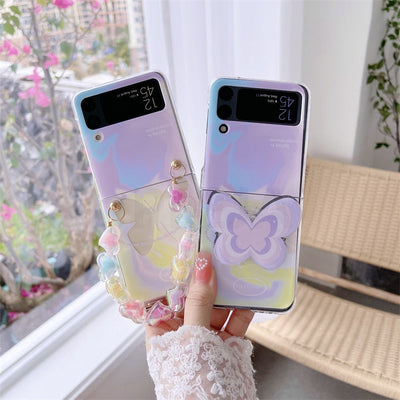 Cute Flower Bracket Phone Case For Samsung Galaxy Z Flip 3 – The Kawaii  Shoppu