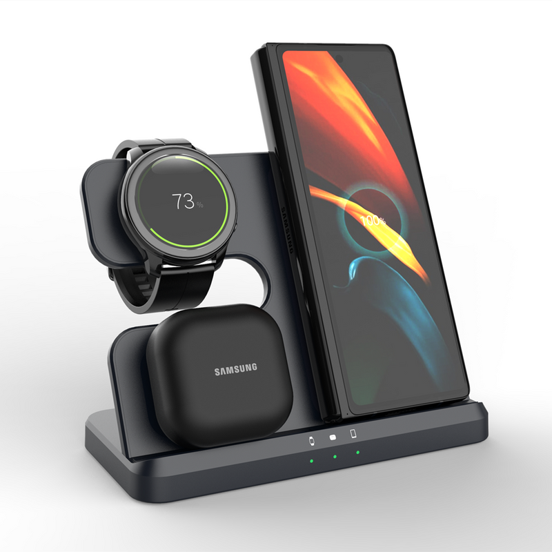 3-in-1 Wireless Charging Station for Samsung Galaxy Z Flip