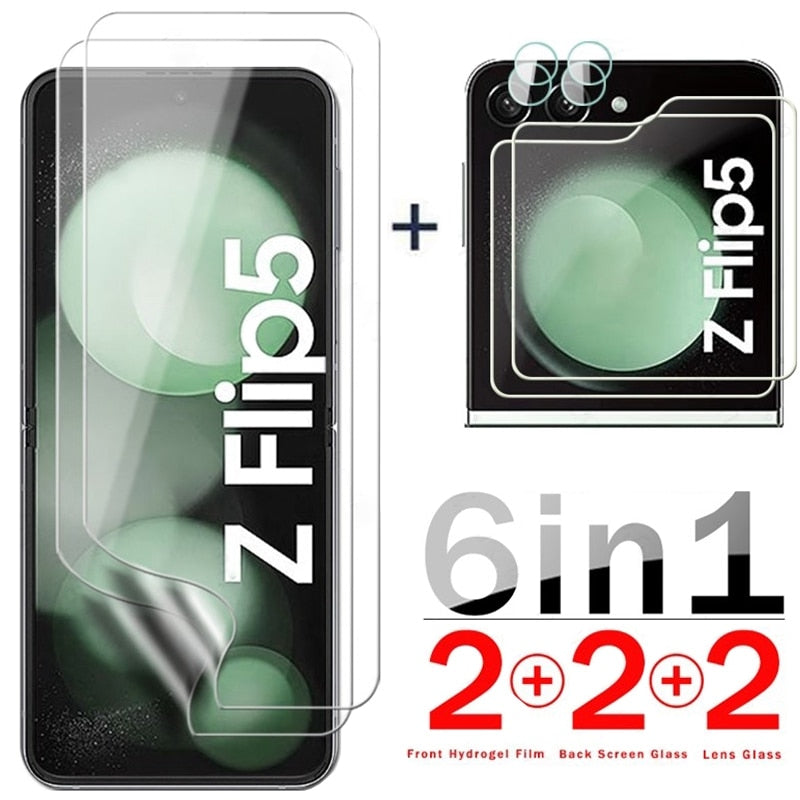 6-in-1 Screen Protector Kit for Samsung Galaxy Z Flip 5