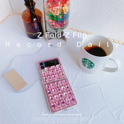 Luxury Pink Case for Galaxy Z Flip 4 - Galaxy Z Flip 4 Case