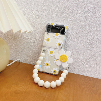 Flower Bracelet Case for Samsung Galaxy Z Flip 4 - Galaxy Z Flip 4 Case