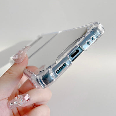 Shockproof Mirror Phone Case For Samsung Galaxy Z FLIP 4 5G - Galaxy Z Flip 4 Case