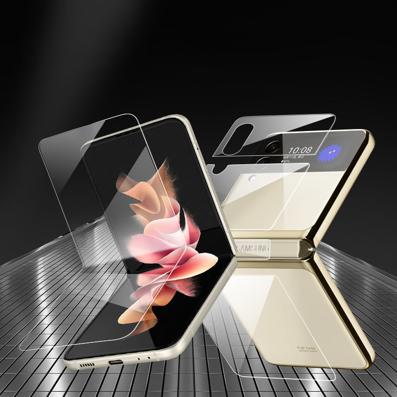 3-in-1 Protective Film for Samsung Galaxy Z Flip